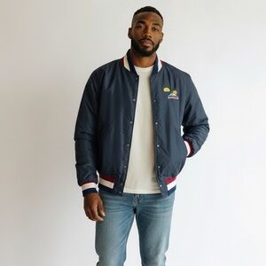 Vintage Wilson Arizona‎ Sun Bowl Bomber Jacket USA Made Size 46 XL Retro Varsity